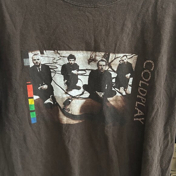 Vintage 2005 Coldplay Twisted Logic Tour Tee - Picture 2 of 5
